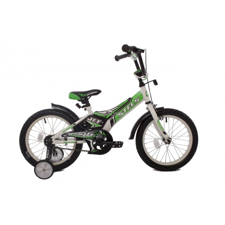 Велосипед детский Stels Jet 16,  колесо 16, рама 9, зеленый