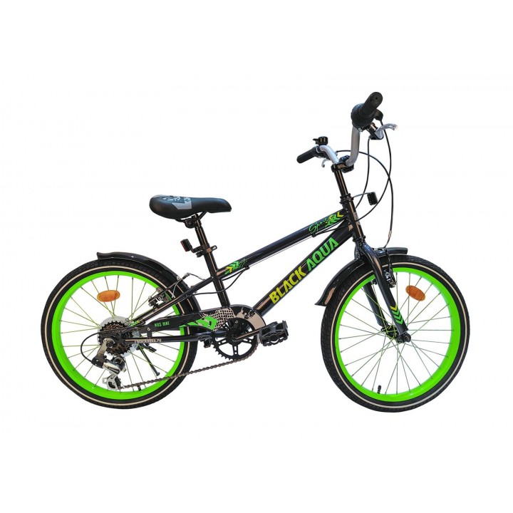 Велосипед детский BLACK AQUA Sport  6ск. 2022г, колесо 20, рама 10.5