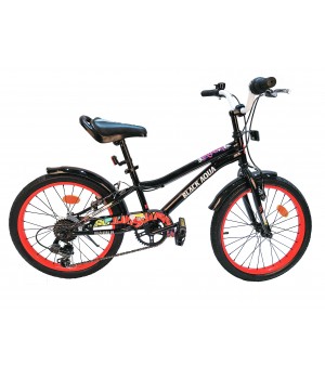 Велосипед детский BLACK AQUA Rainer 6ск. 2022г, колесо 20, рама 10.5