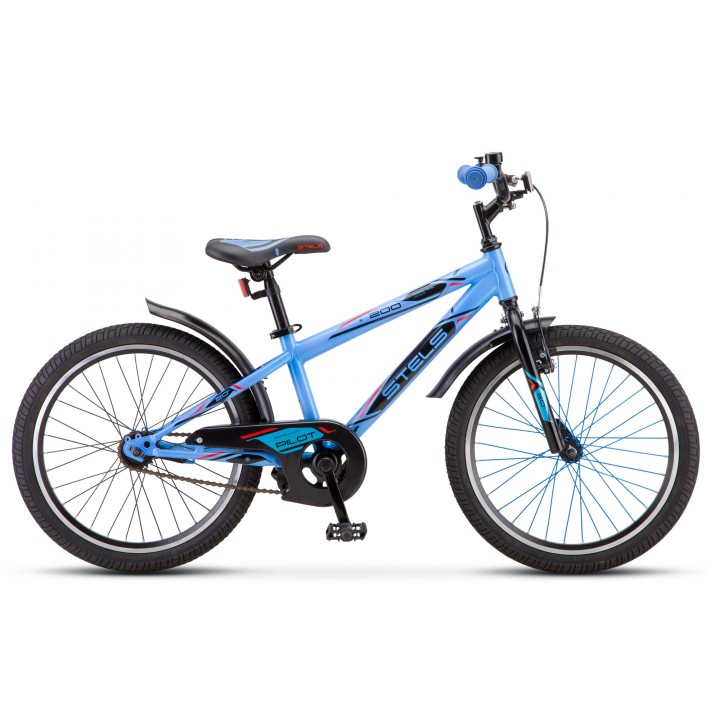 Велосипед детский Stels Pilot 200 Boy 2021г, колесо 20, рама 11, синий