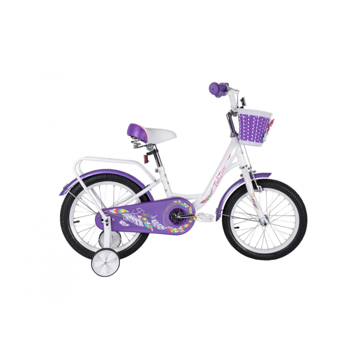 Велосипед детский Tech Team FIREBIRD бело-фиолетовый , колесо 20