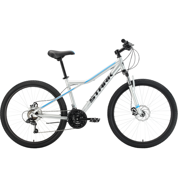 Велосипед горный Stark Slash 26.2 МD серый/ голубой