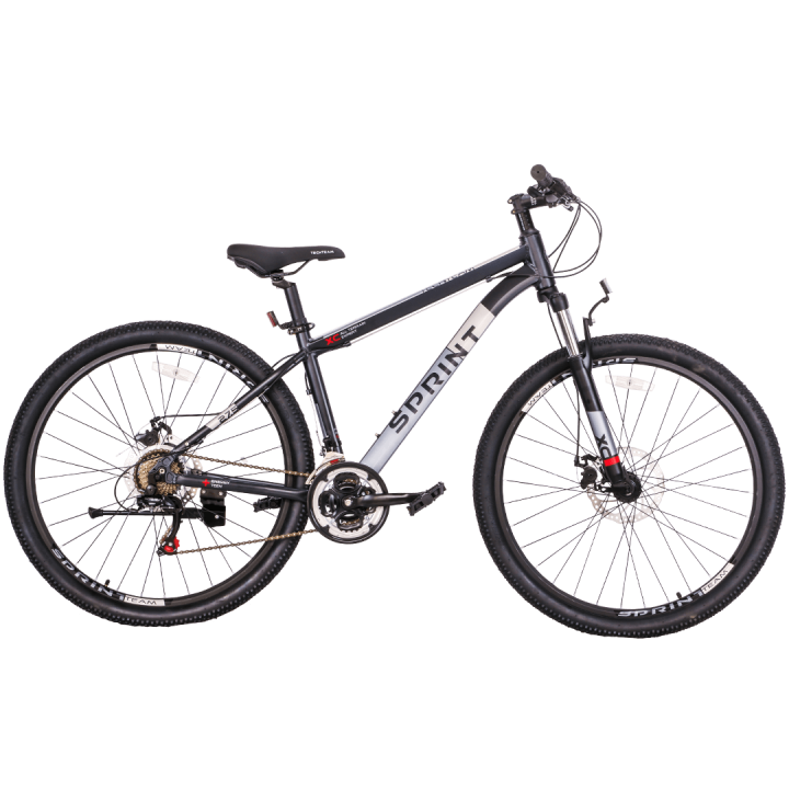Велосипед горный Tech Team SPRINT 27,5 MD хаки 2021г. колесо 27,5, c дисковыми тормозами