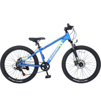 Велосипед подростковый Tech Team SPRINT 24 синий 2021г. колесо 24, c дисковыми тормозами