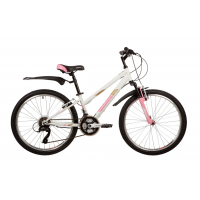 Велосипед подростковый  Foxx  SALSA белый, сталь, размер рамы 14   колесо 24