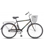 Велосипед дорожный Stels Navigator 200 мужская рама колесо 26, с корзиной