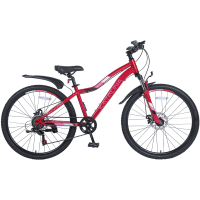 Велосипед горный женский Tech Team KATALINA 26 2021 белый 2021г. колесо 26, c дисковыми тормозами