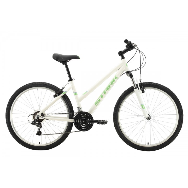 Велосипед горный Stark Luna 26.1 V белый/ салатовый